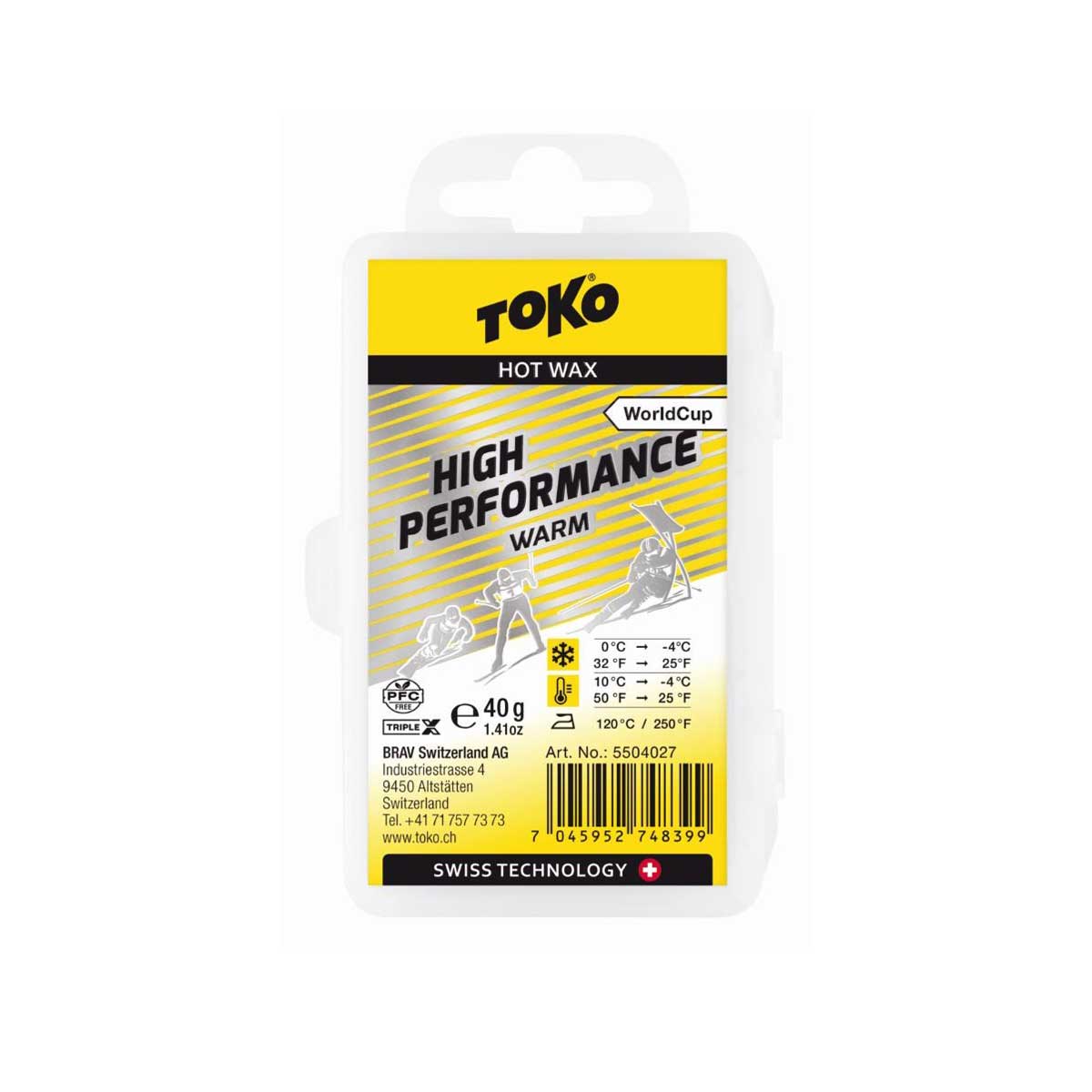 Toko World Cup High Performance Hot Wax 40 gram in Warm